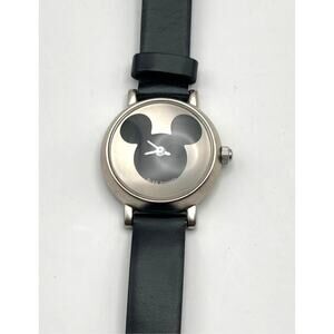 VTG Mickey Mouse Silhouette Watch 6N3279 - Fresh Battery - WR - Adjustable
